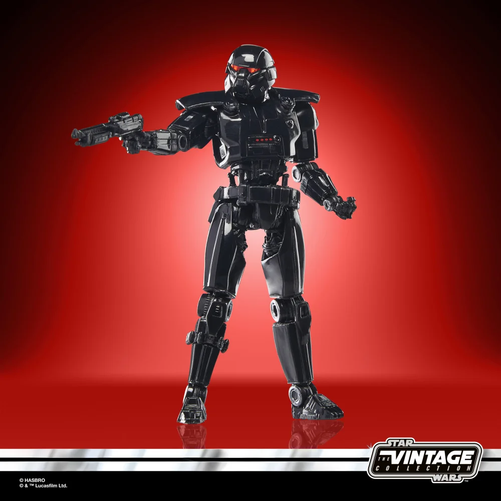 Star Wars The Vintage Collection Dark Trooper, Star Wars: The Mandalorian Action Figure (3.75”) Afbeelding 1