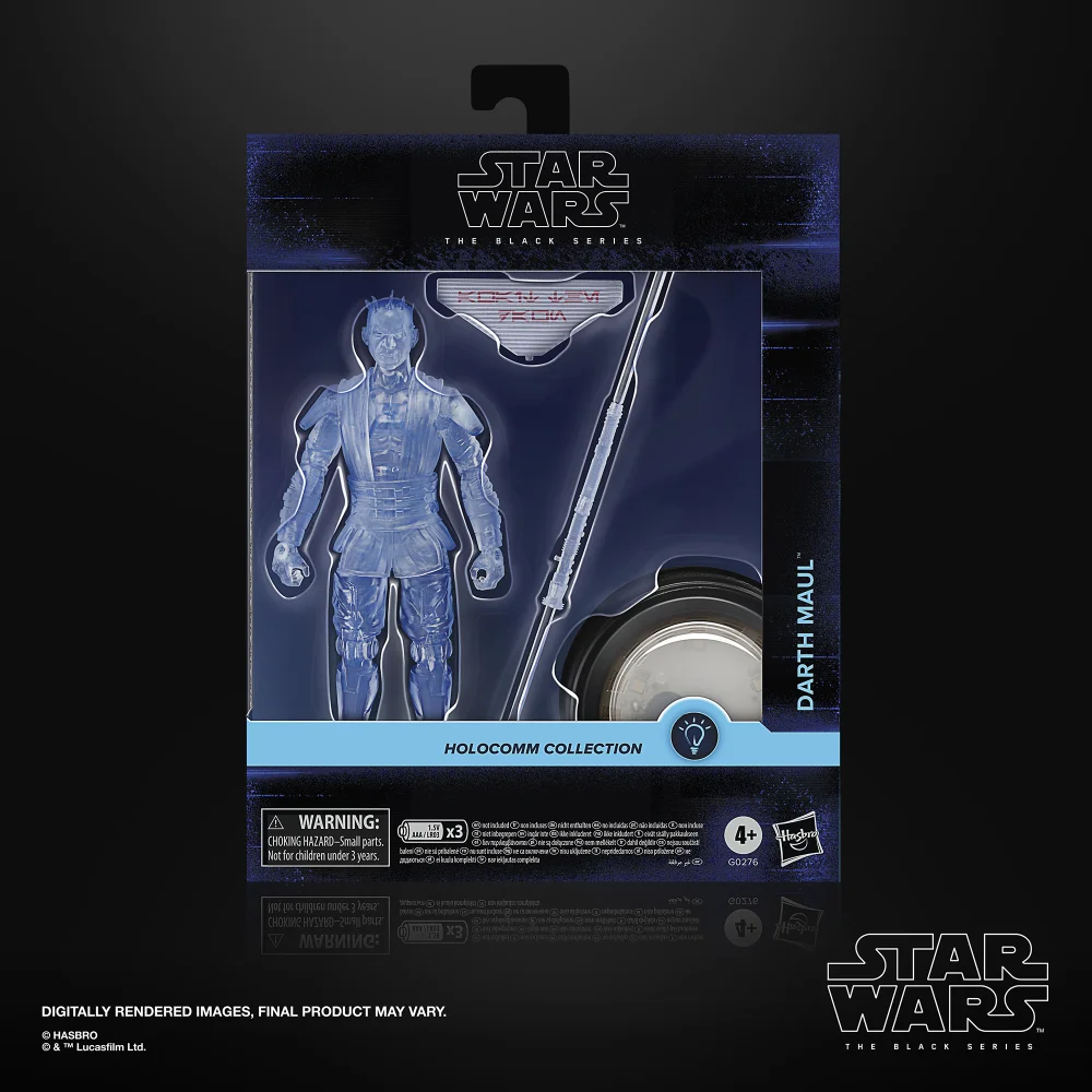 Hasbro Star Wars The Black Series Holocomm Collection Darth Maul Action Figure (6”) Afbeelding 1