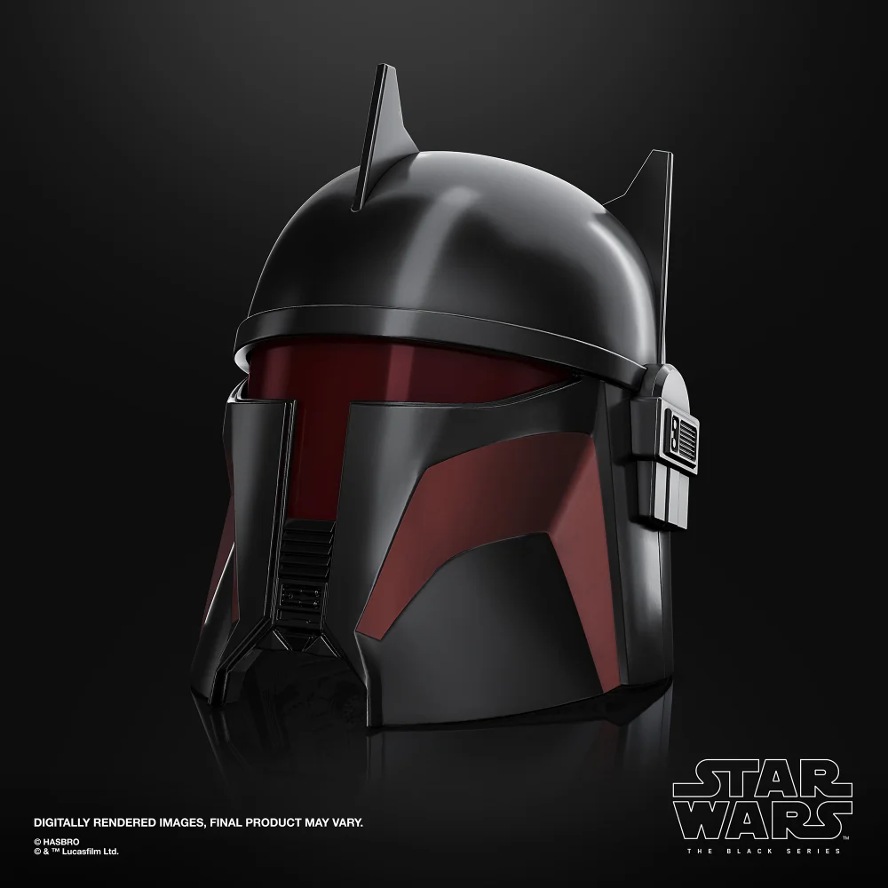 Hasbro Star Wars The Black Series Moff Gideon Premium Electronic Helmet with Light FX, Adult Roleplay Item Afbeelding 1