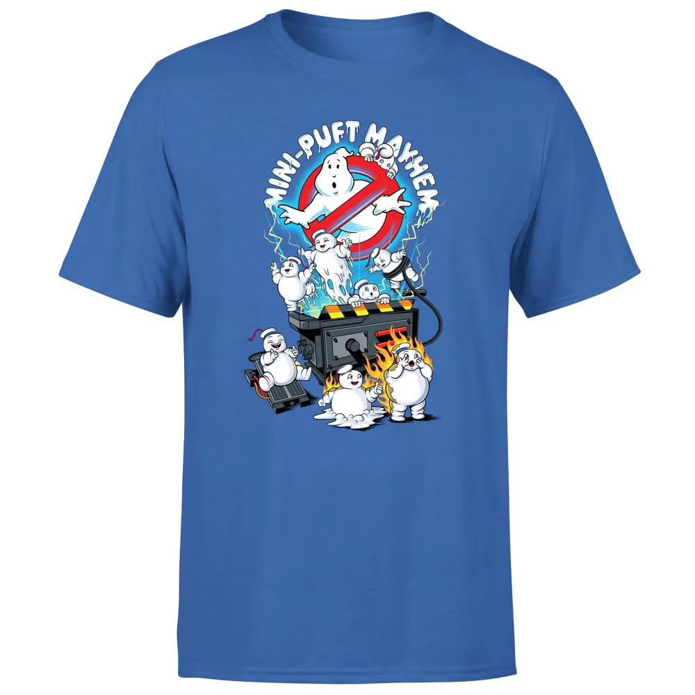 Ghostbusters Mini-Puft Mayhem Men's T-Shirt - Blue - S Afbeelding 1
