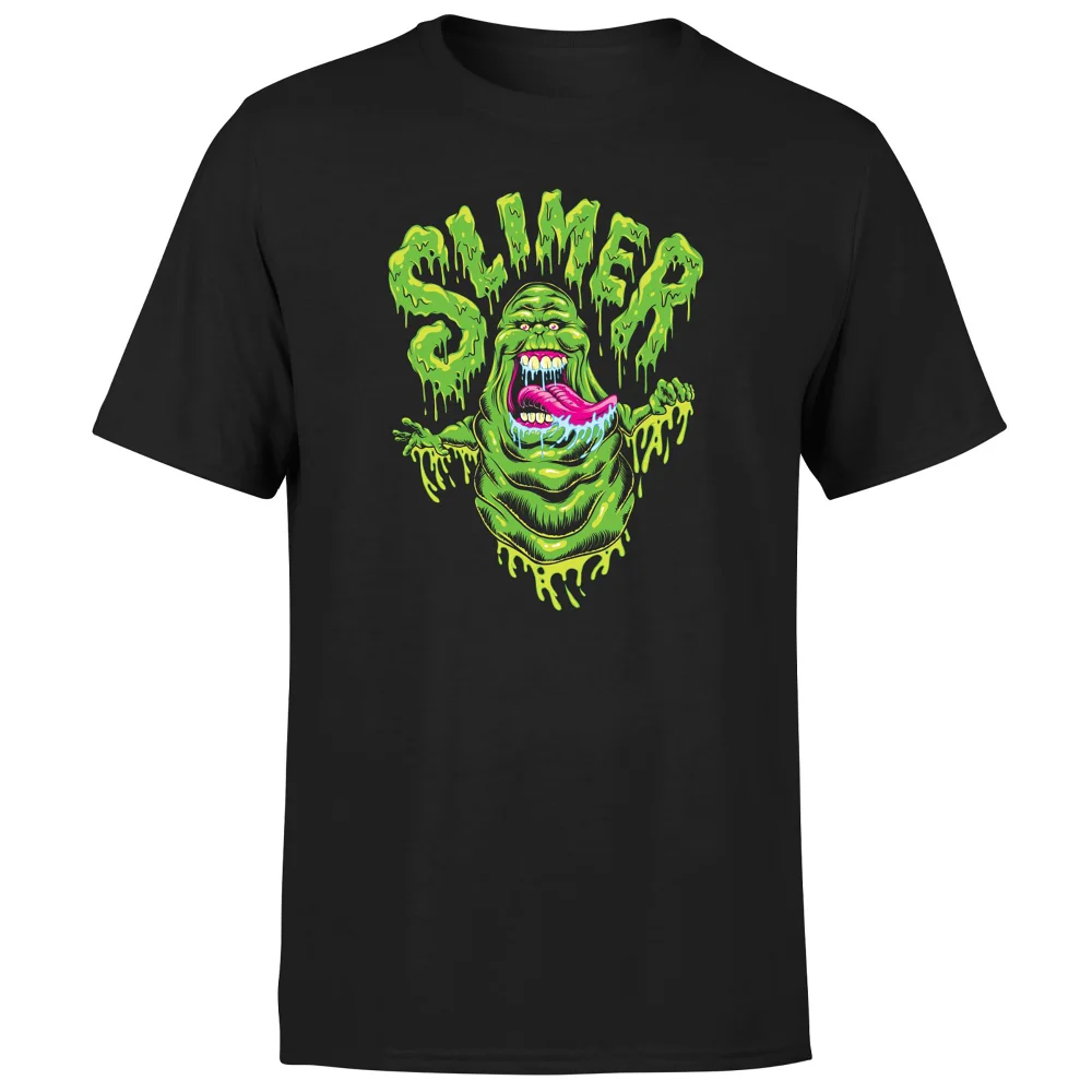 Ghostbusters Slimer Men's T-Shirt - Black - S Afbeelding 1