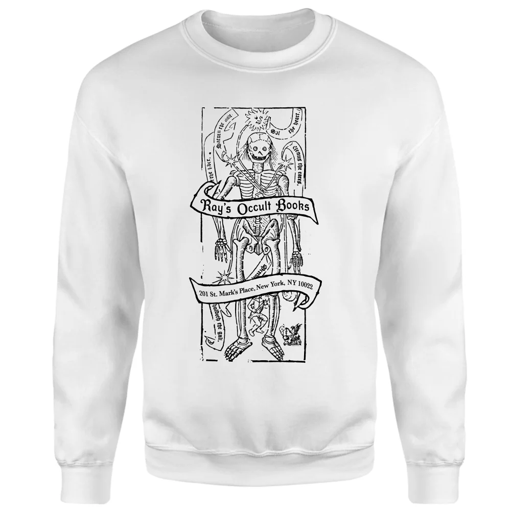 Ghostbusters Ray's Occult Candle Sweatshirt - White - XL Afbeelding 1