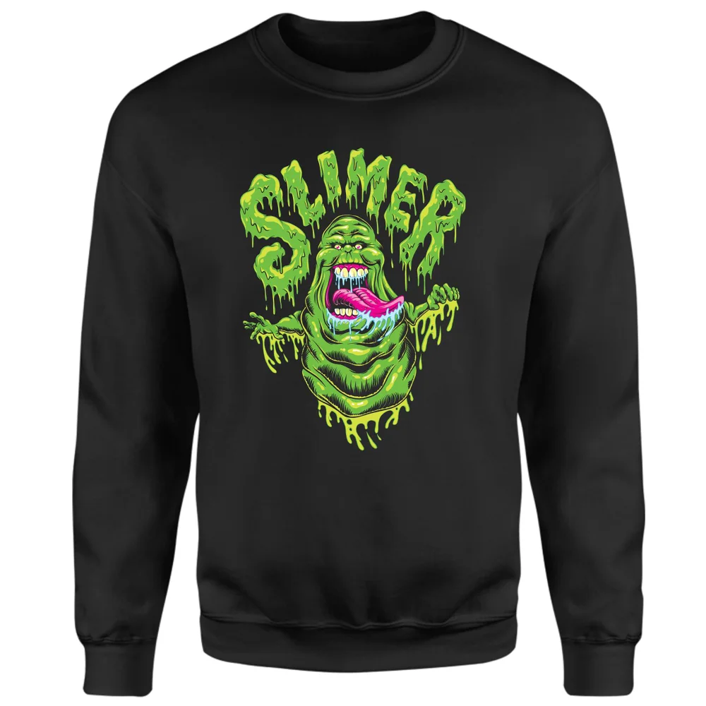 Ghostbusters Slimer Sweatshirt - Black - XS Afbeelding 1