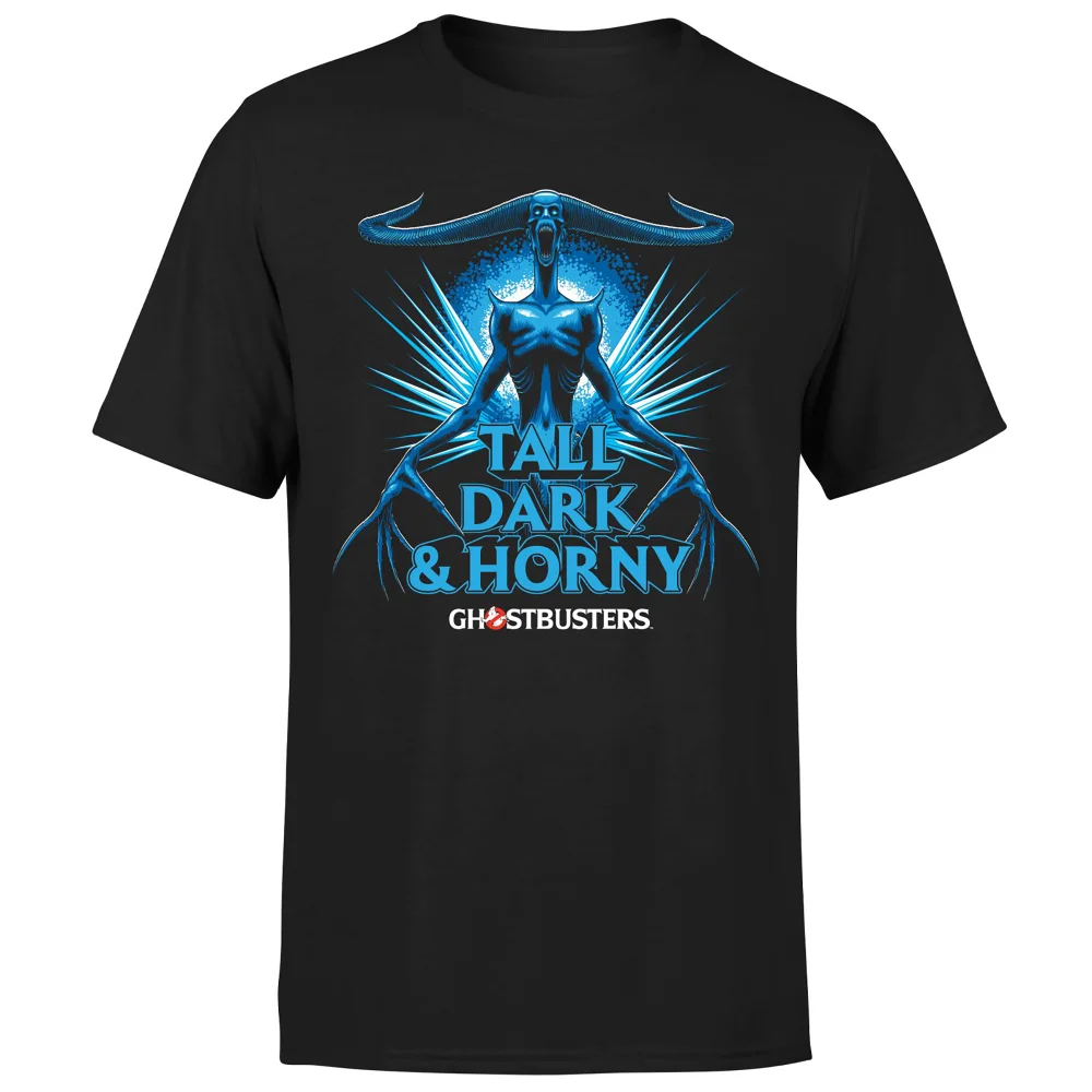 Ghostbusters Tall Dark And Horny Men's T-Shirt - Black - S Afbeelding 1