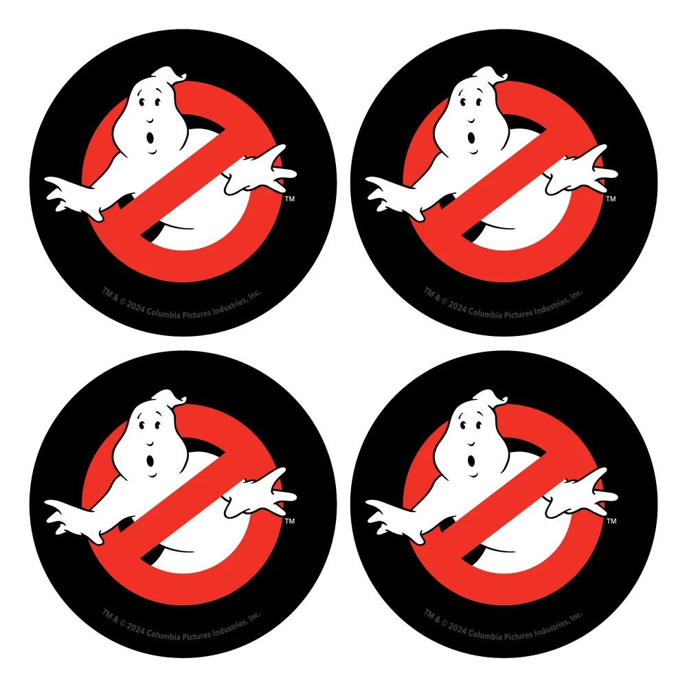 Ghostbusters Classic Logo Round Coaster Set Afbeelding 1