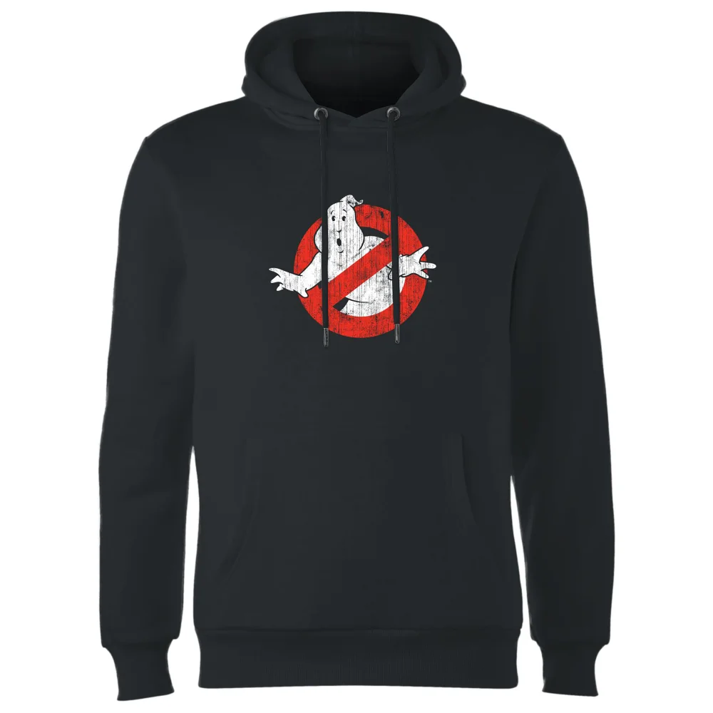 Ghostbusters Vintage Classic Logo Hoodie - Black - L Afbeelding 1