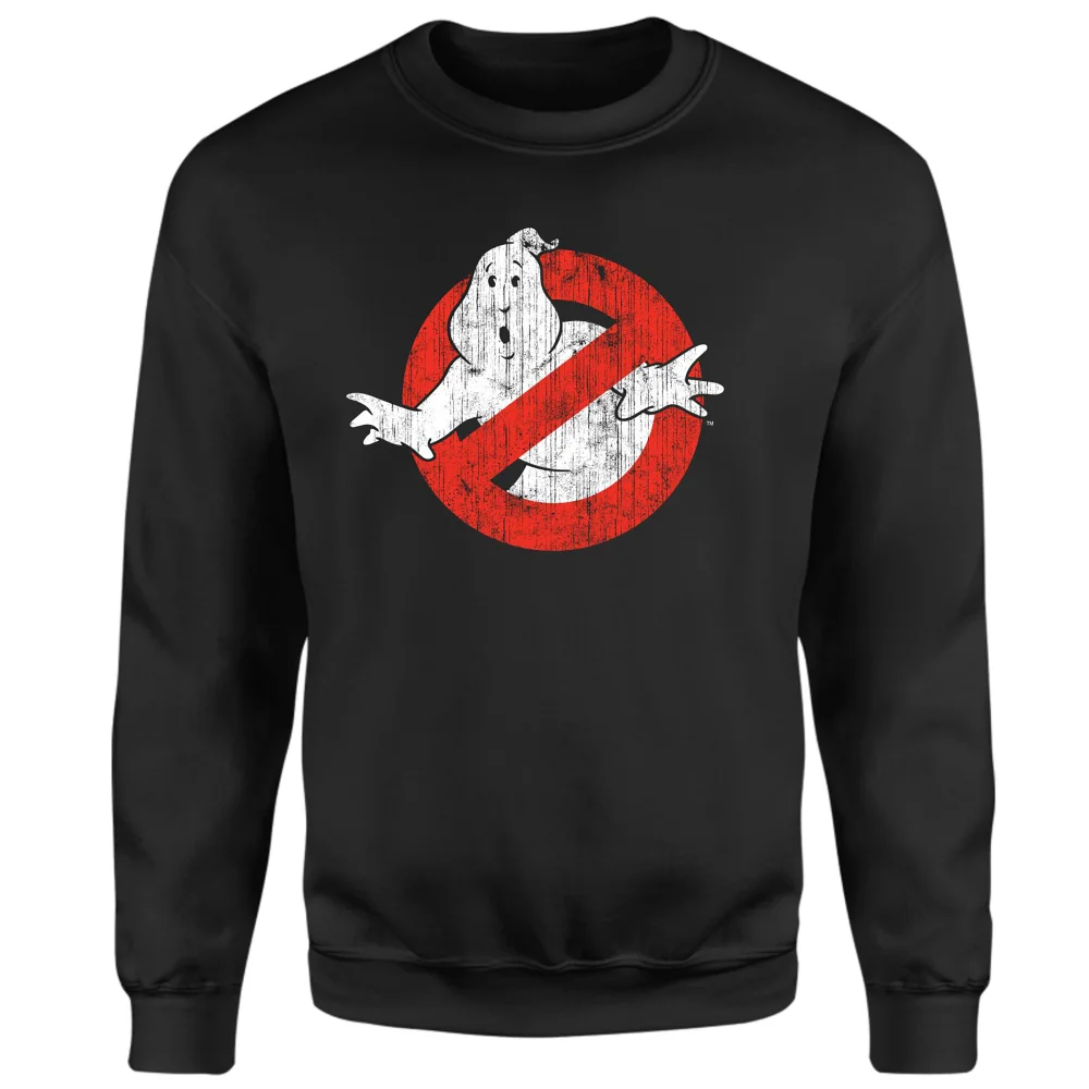 Ghostbusters Vintage Classic Logo Sweatshirt - Black - S Afbeelding 1