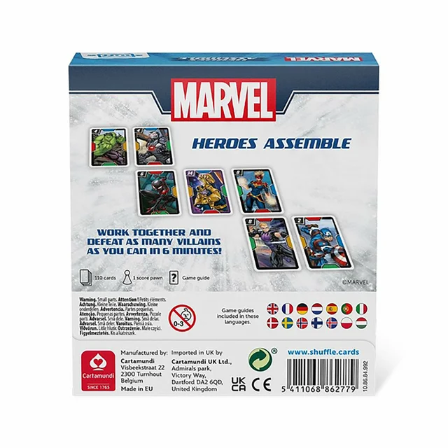 Marvel Heroes Game Box Card Game