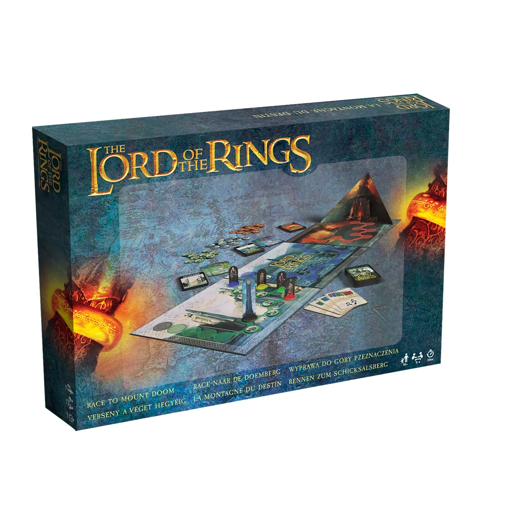 Lord Of The Rings Race To Mount Doom Board Game Afbeelding 1