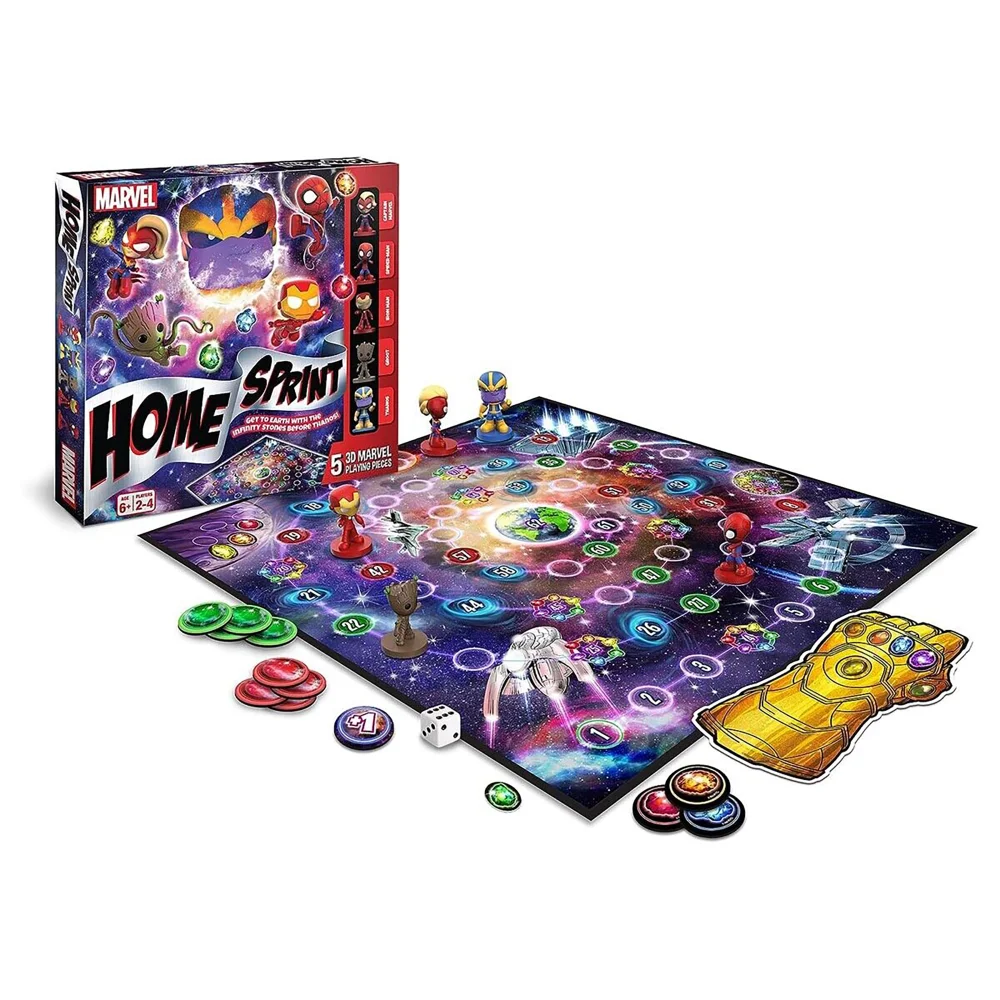 Marvel Home Sprint Board Game Afbeelding 1