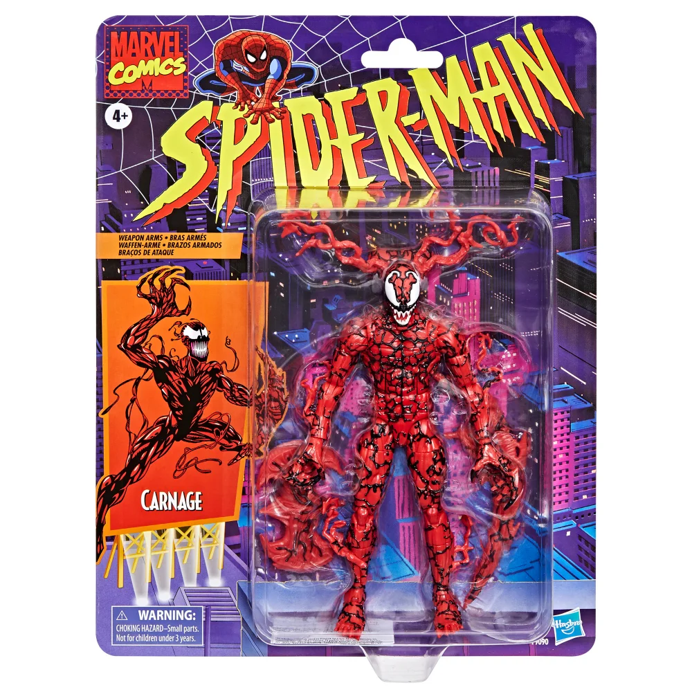 Marvel Legends Series Carnage, Marvel Comics Collectible Action Figure (6”) Afbeelding 1