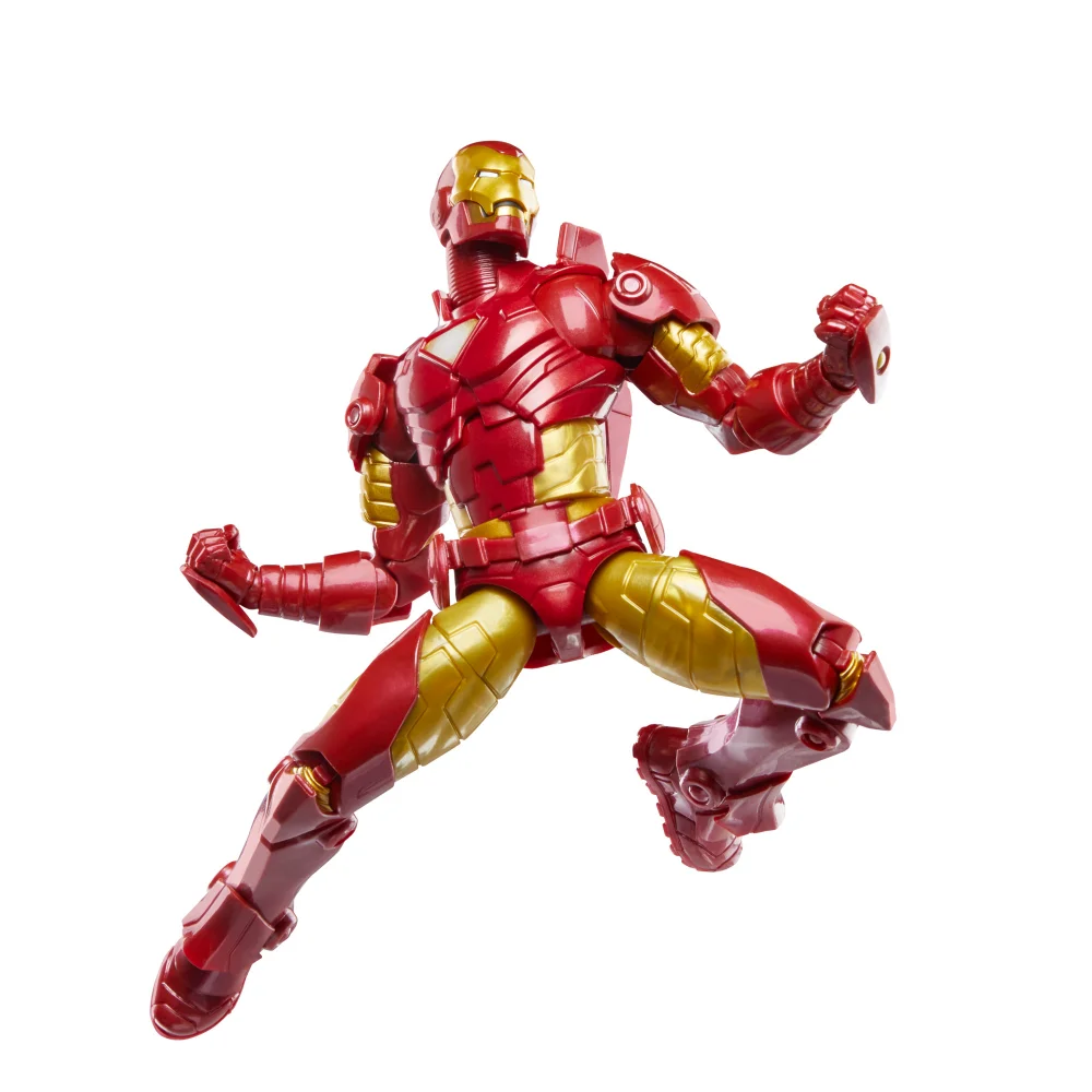 Marvel Legends Series Iron Man (Model 20) 6" Retro Comics Collectible Action Figure Afbeelding 1