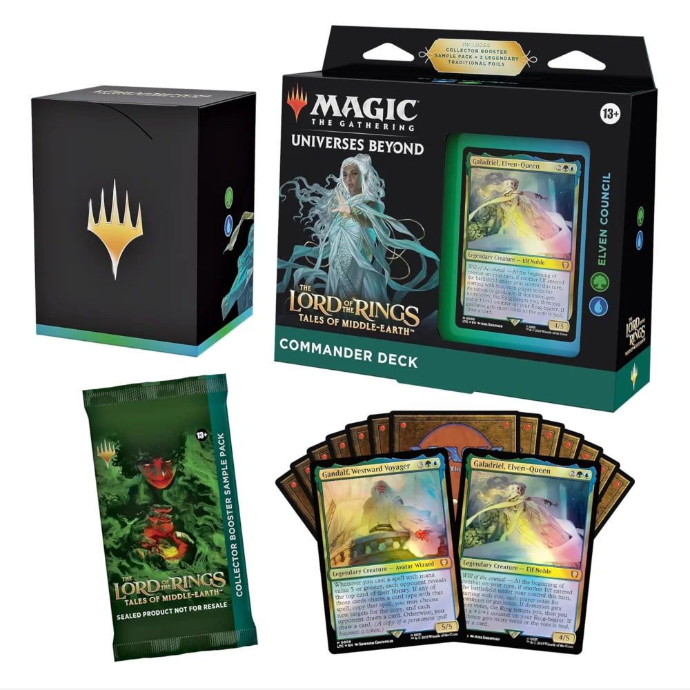 Magic: The Gathering The Lord Of The Rings: Tales Of Middle-Earth Elven Council Commander Deck Afbeelding 1
