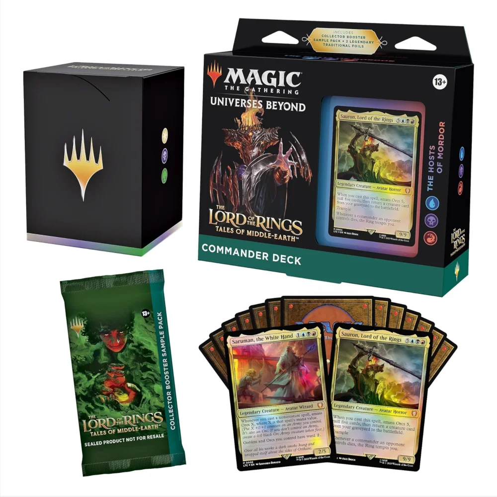 Magic: The Gathering The Lord Of The Rings: Tales Of Middle-Earth The Hosts Of Mordor Commander Deck Afbeelding 1