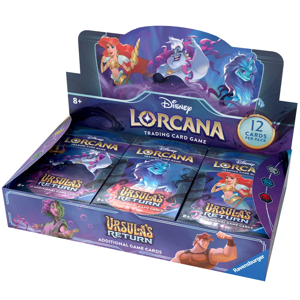 Disney Lorcana Trading Card Game Ursula's Return Booster Box (24 Packs) Afbeelding 1