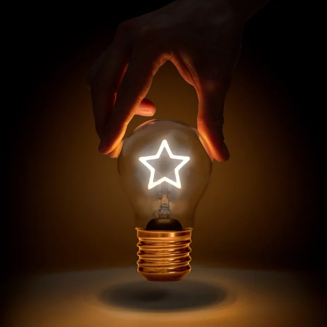 CORDLESS STAR LIGHTBULB