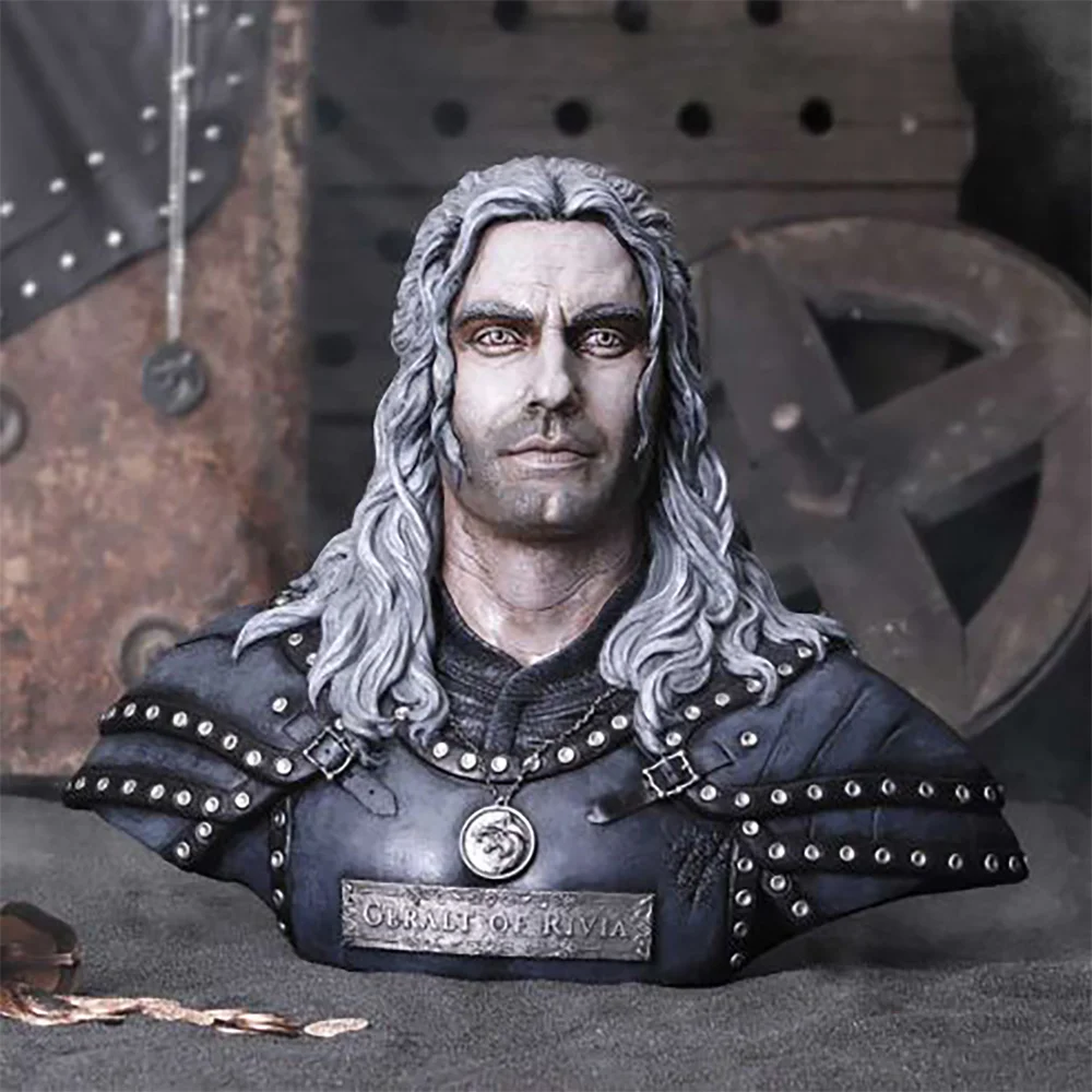 The Witcher Geralt of Rivia Premium Collectible Polyresin Bust (39.5cm) Afbeelding 1