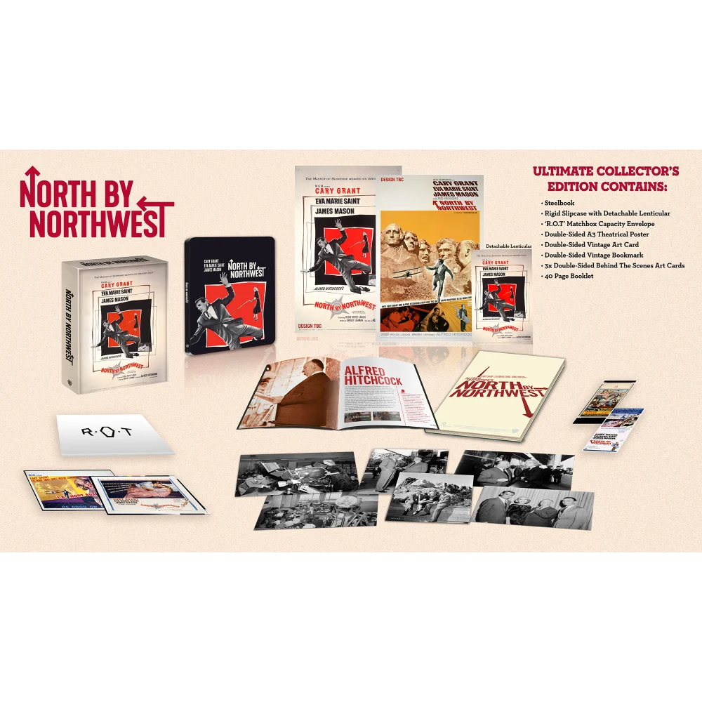North by Northwest Ultimate Collector's Edition 4K Ultra HD Steelbook Afbeelding 1
