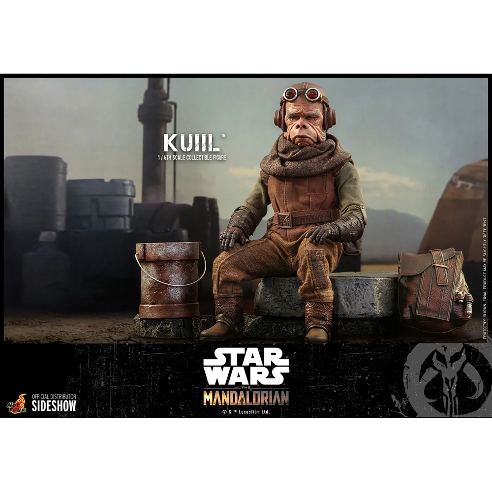 Hot Toys Star Wars The Mandalorian 1:6 Scale Kuiil Statue (24.5cm) Afbeelding 1