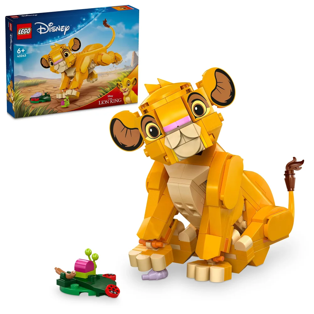 LEGO | Disney Simba the Lion King Cub Building Toy 43243 Afbeelding 1