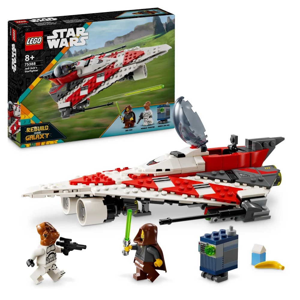 LEGO Star Wars Jedi Bob’s Starfighter Building Toy Set 75388 Afbeelding 1