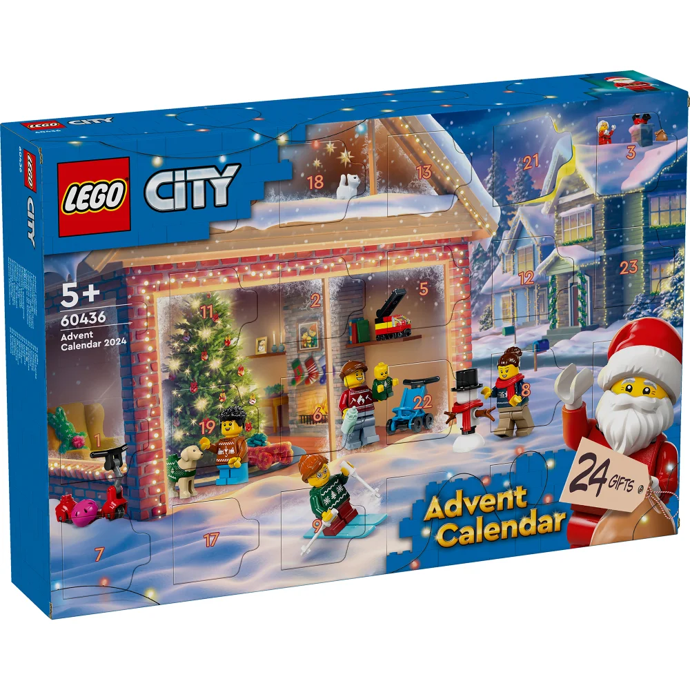 LEGO City Advent Calendar 2024 Christmas Toy Set 60436 Afbeelding 1