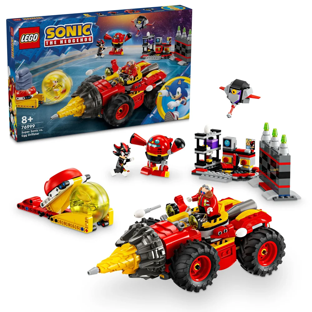 LEGO Sonic the Hedgehog Super Sonic vs. Egg Drillster 76999 Afbeelding 1