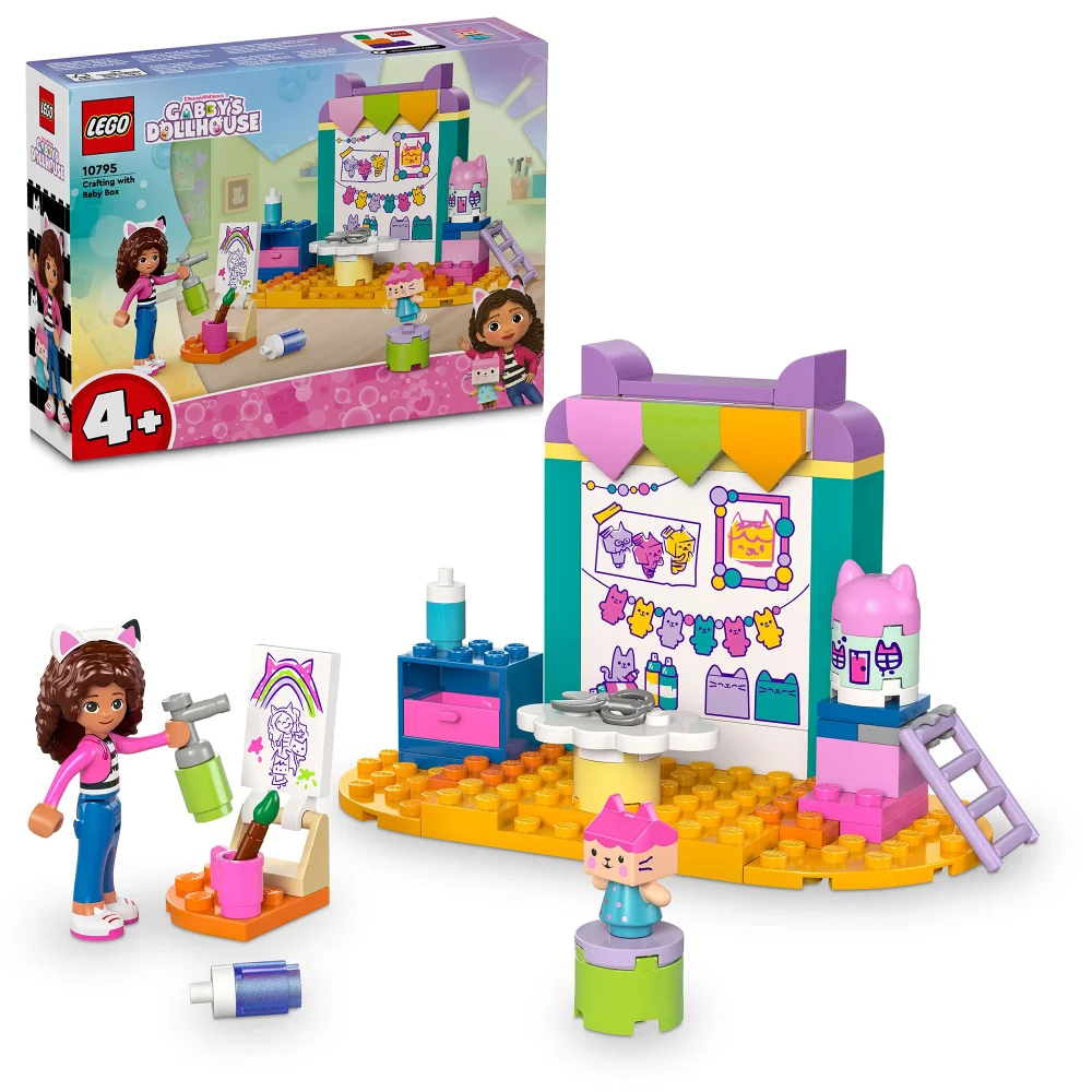 LEGO Gabby’s Dollhouse Crafting with Baby Box Toy Set 10795 Afbeelding 1