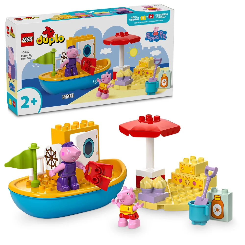 LEGO DUPLO Peppa Pig Boat Trip Toy for Toddlers 10432 Afbeelding 1