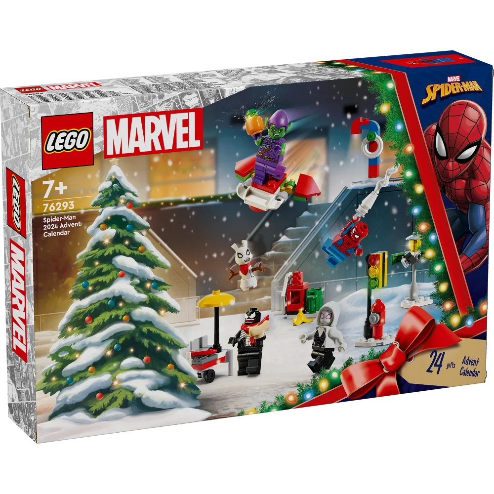 LEGO Marvel Spider-Man 2024 Advent Calendar Toy Set 76293 Afbeelding 1