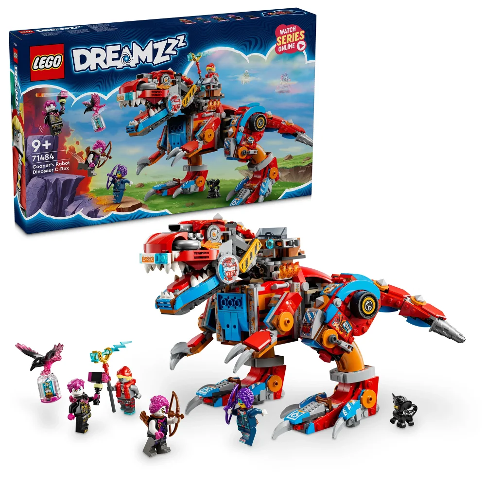 LEGO DREAMZzz Cooper’s Robot Dinosaur C-Rex Toy Set 71484 Afbeelding 1
