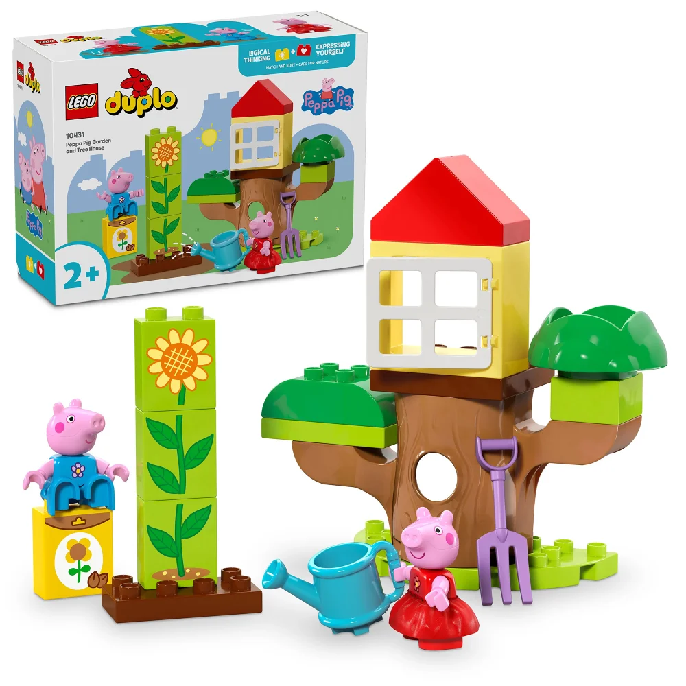 LEGO DUPLO Peppa Pig Garden and Tree House Toddler Toy 10431 Afbeelding 1