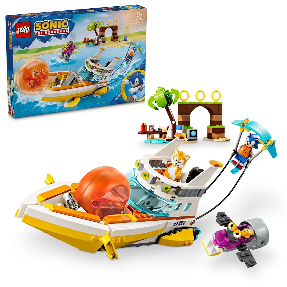 LEGO Sonic the Hedgehog Tails’ Adventure Boat Toy Set 76997 Afbeelding 1