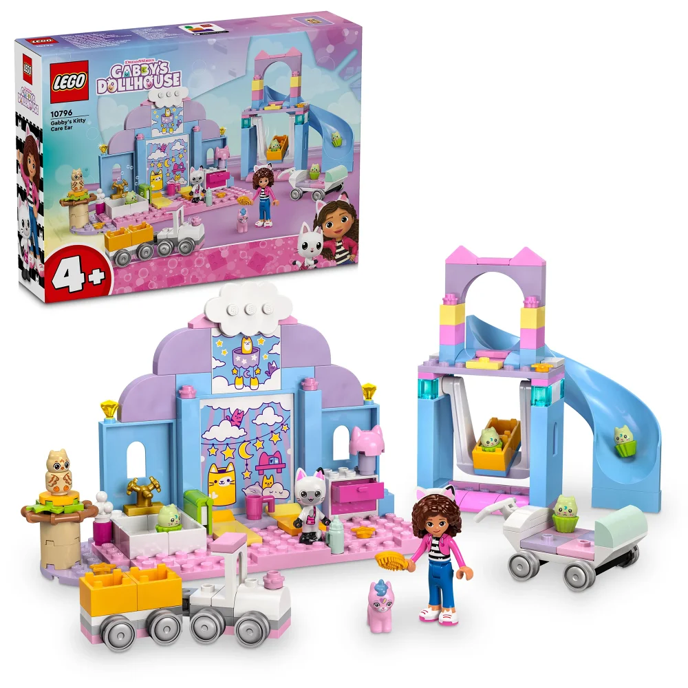LEGO Gabby’s Dollhouse Gabby’s Kitty Care Ear Toy Set 10796 Afbeelding 1