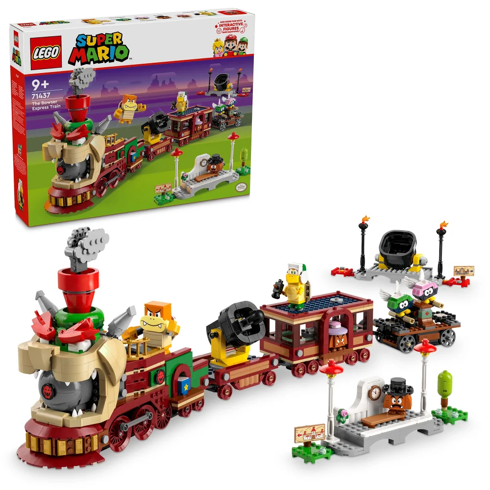 LEGO Super Mario The Bowser Express Train Building Toy 71437 Afbeelding 1