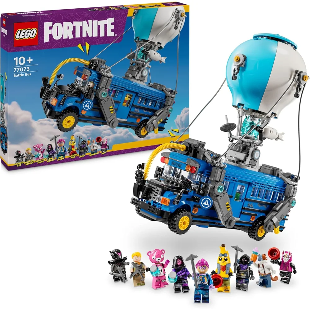 LEGO Fortnite Battle Bus Toy Set with 9 Characters 77073 Afbeelding 1