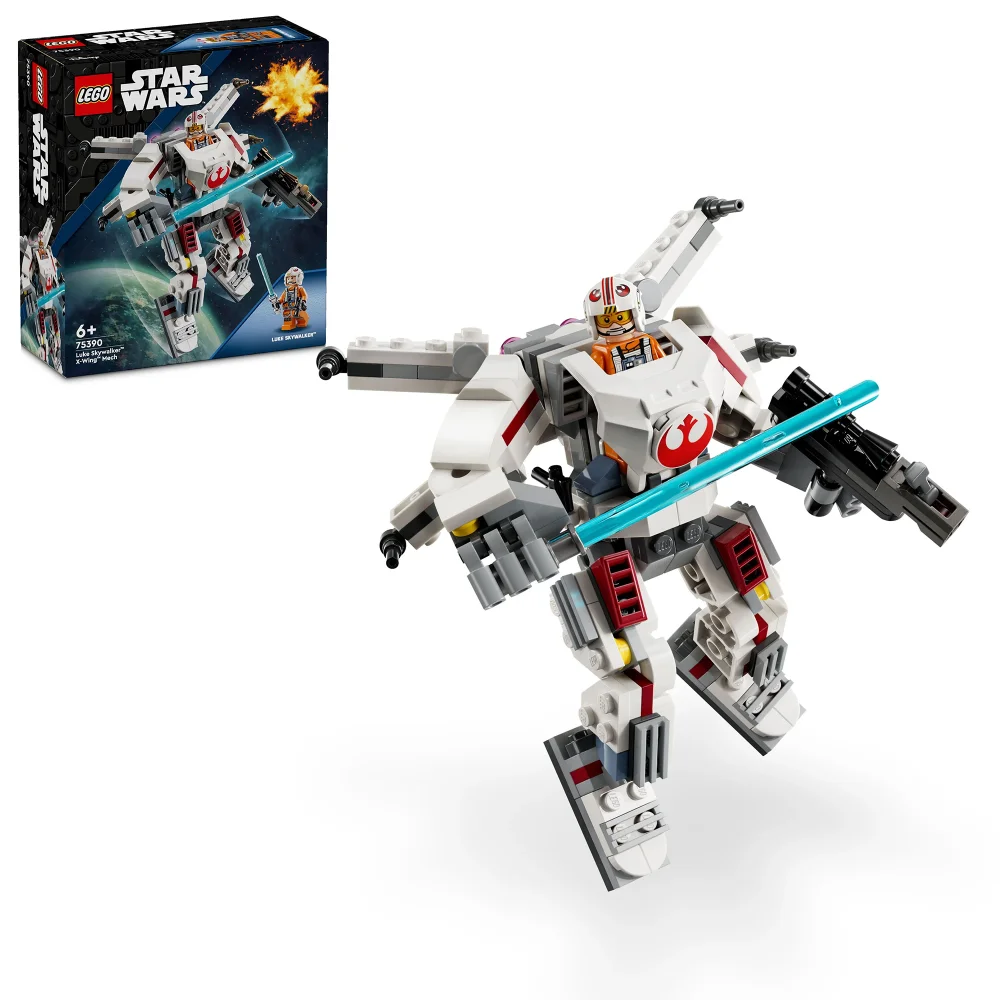 LEGO Star Wars Luke Skywalker X-Wing Mech Building Toy 75390 Afbeelding 1