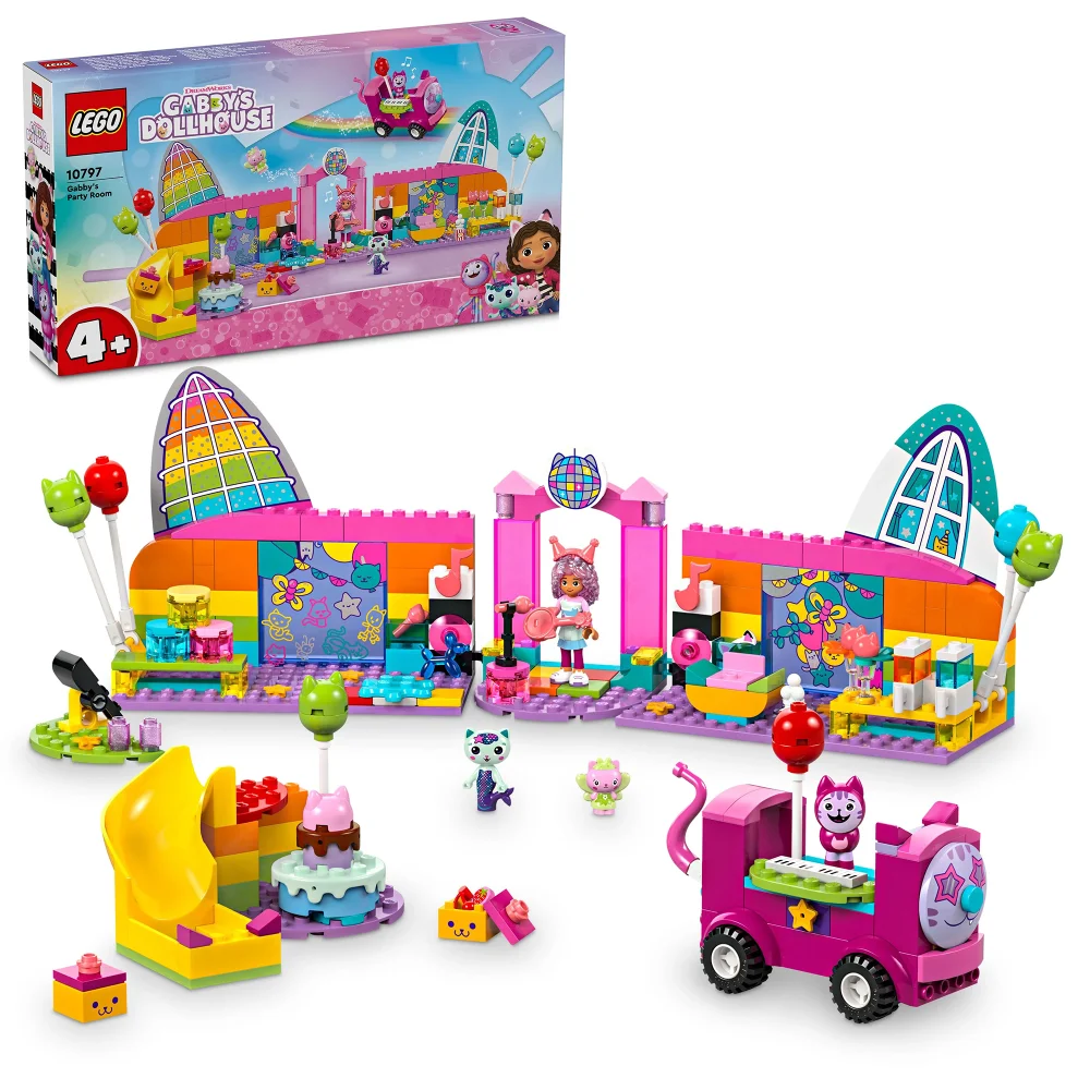 LEGO Gabby’s Dollhouse Gabby’s Party Room Toy Playset 10797 Afbeelding 1