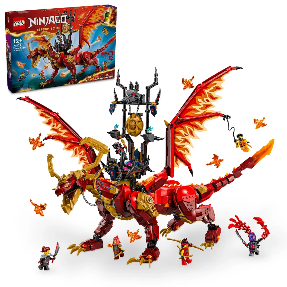 LEGO NINJAGO Source Dragon of Motion Figure, Ninja Toy 71822 Afbeelding 1