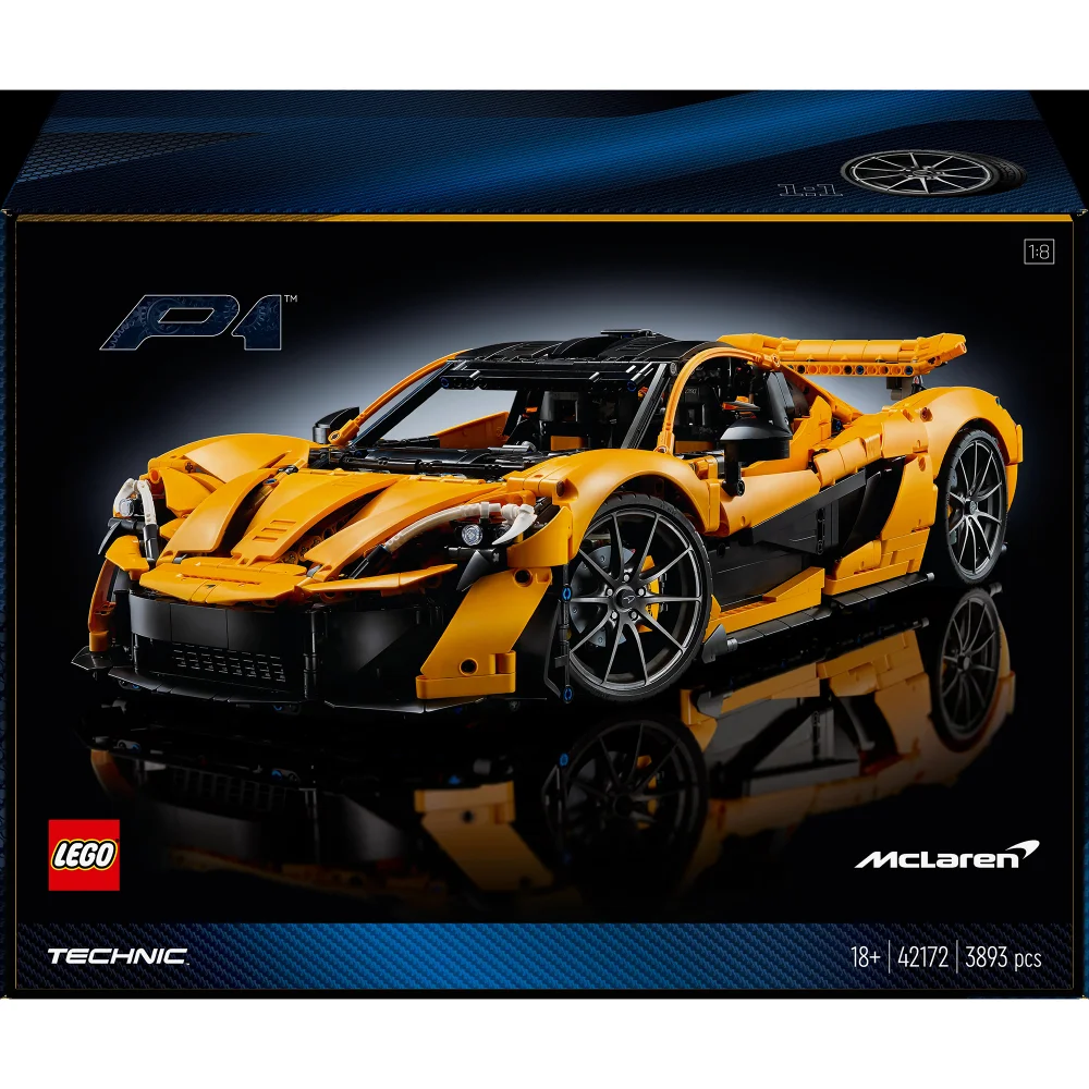 LEGO Technic McLaren P1 Model Car Set for Adults 42172 Afbeelding 1
