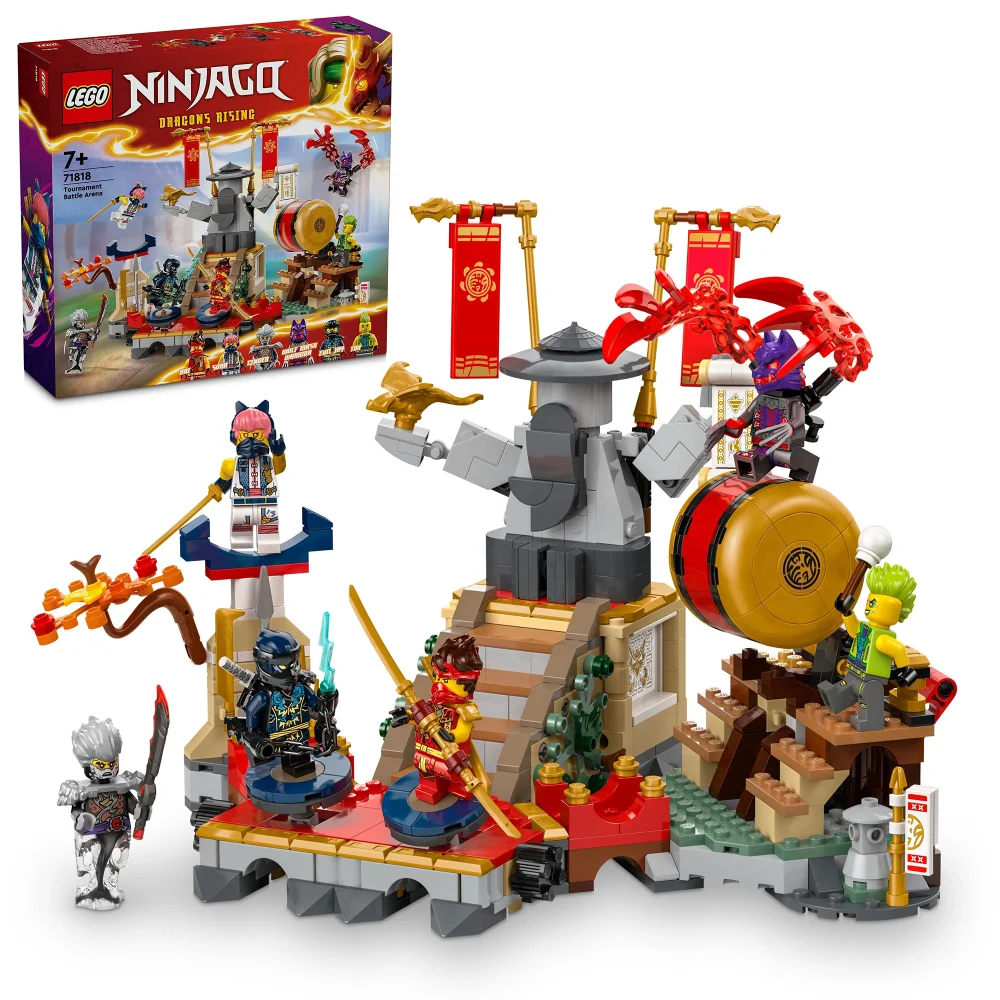 LEGO NINJAGO Tournament Battle Arena Ninja Toy Set 71818 Afbeelding 1