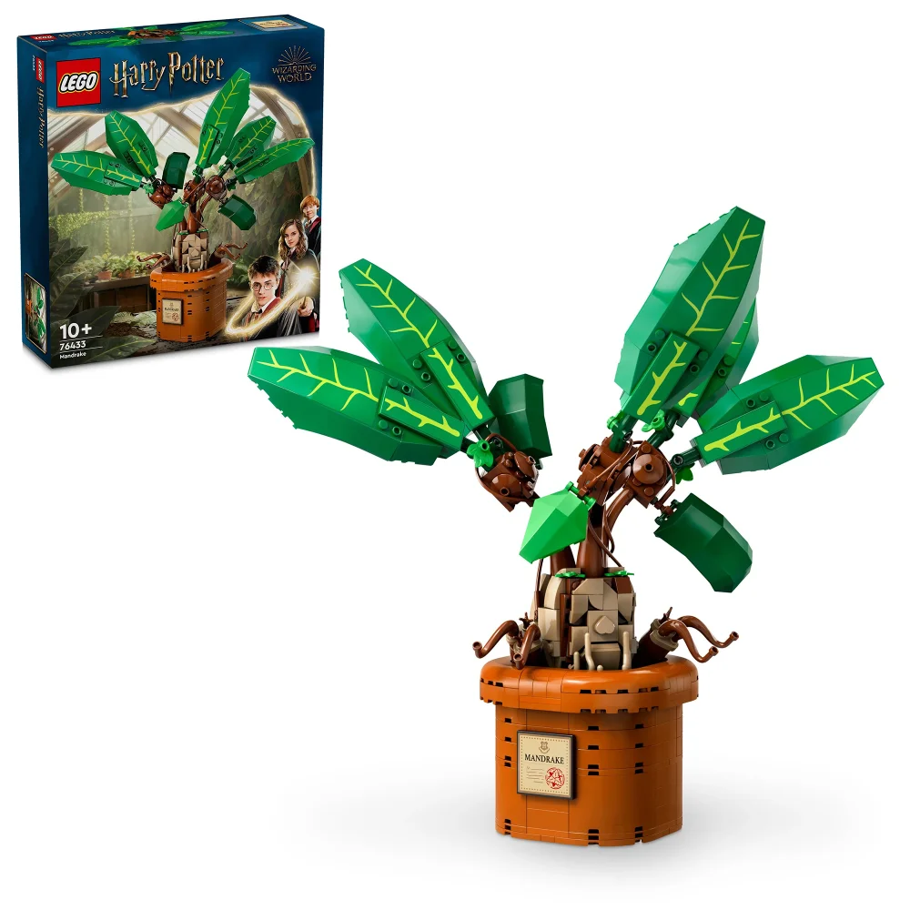 LEGO Harry Potter Mandrake Magical Plant Toy Figure 76433 Afbeelding 1