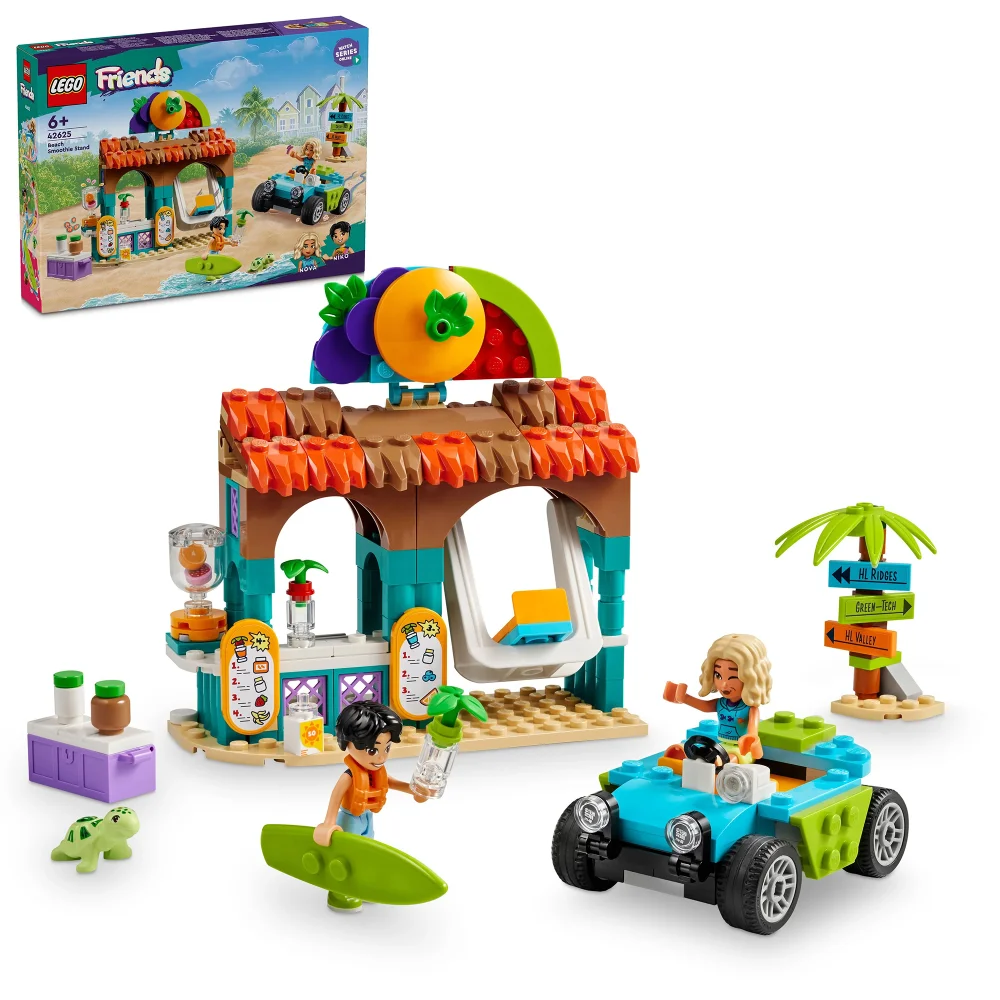 LEGO Friends Beach Smoothie Stand Play Food Toy Set 42625 Afbeelding 1