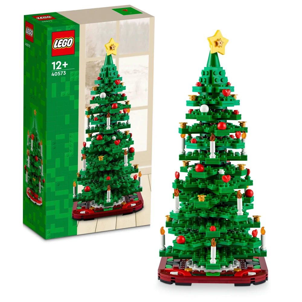 LEGO Christmas Tree Toy, Festive Decor Set for Kids 40573 Afbeelding 1