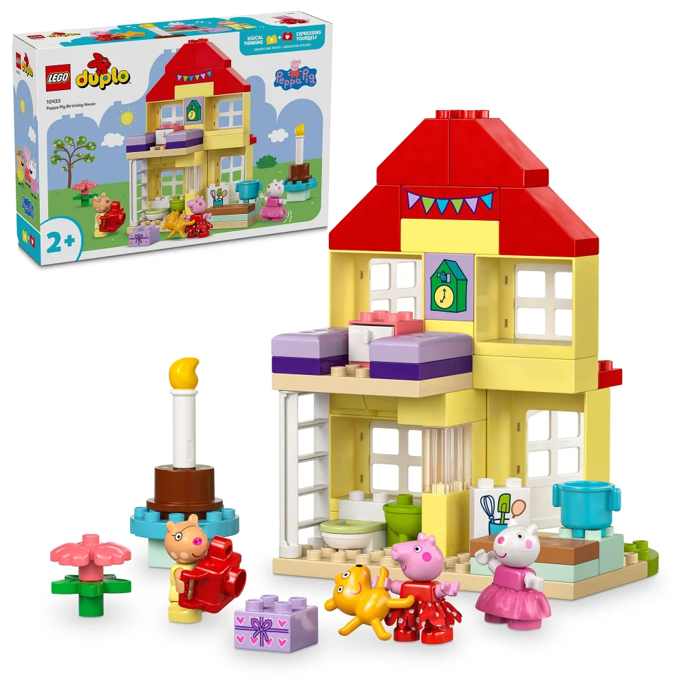 LEGO DUPLO Peppa Pig Birthday House Toy for Toddlers 10433 Afbeelding 1
