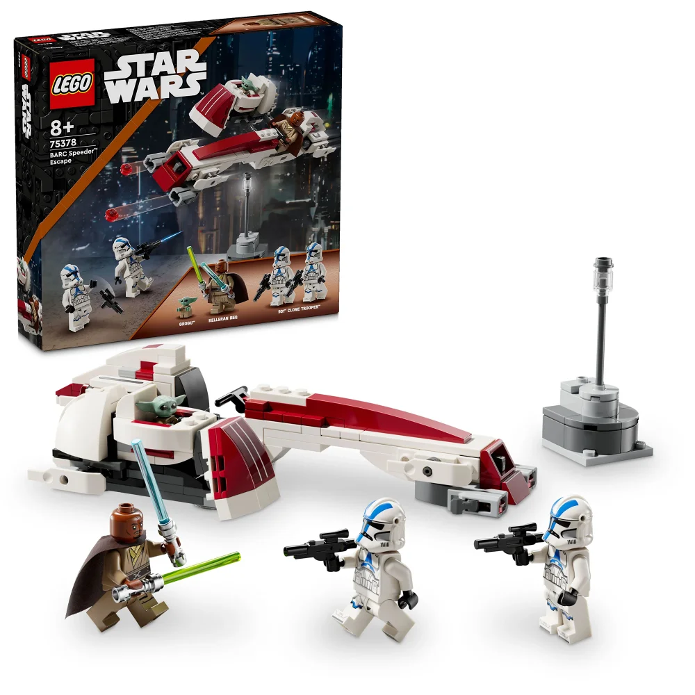 LEGO Star Wars: BARC Speeder Escape Building Toy Set 75378 Afbeelding 1