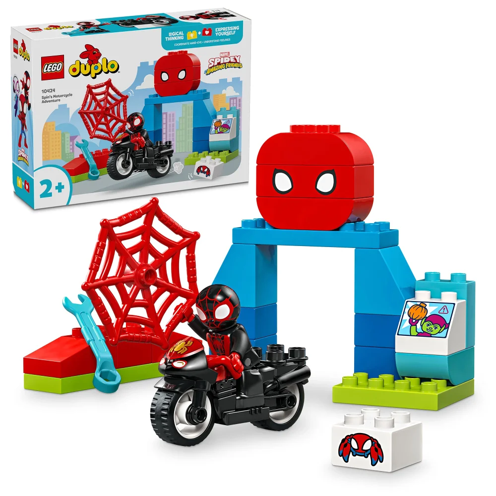 LEGO DUPLO Marvel Spin’s Motorcycle Adventure Set 10424 Afbeelding 1