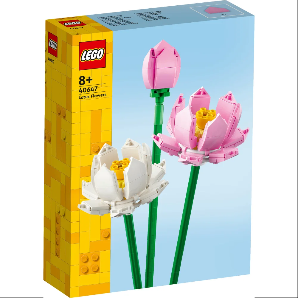 LEGO Botanicals Lotus Flowers Bouquet Building Set 40647 Afbeelding 1