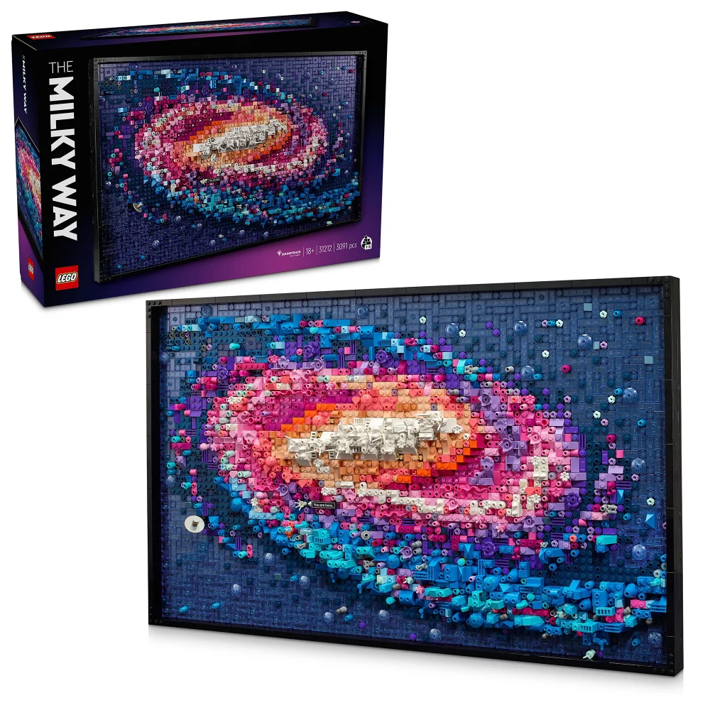 LEGO Art The Milky Way Galaxy Wall Art Set for Adults 31212 Afbeelding 1