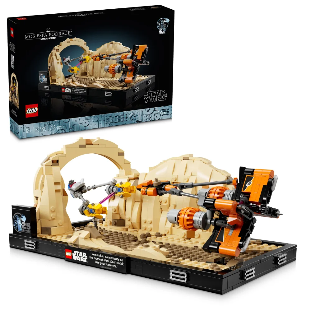 LEGO Star Wars Mos Espa Podrace Diorama Set for Adults 75380 Afbeelding 1